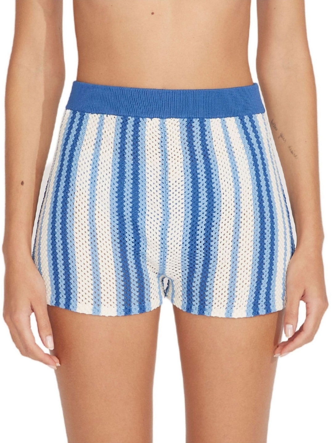 Solid & Striped Charlie Knit Short Marina Blue Stripe
